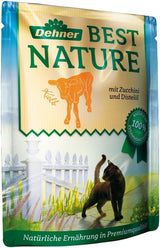 Dehner Best Nature Katzenfutter Multipack, Nassfutter, für ausgewachsene Katzen, je 2 x Kalb / Wild / Huhn / Kaninchen, 8 x 85 g påse (680 g)