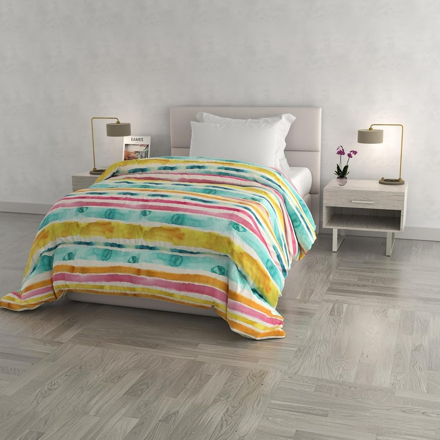 Moderiktigt vintertäcke, Florence, 260X260Cm Täcken och täcken Naty Shop Fez 170X260Cm