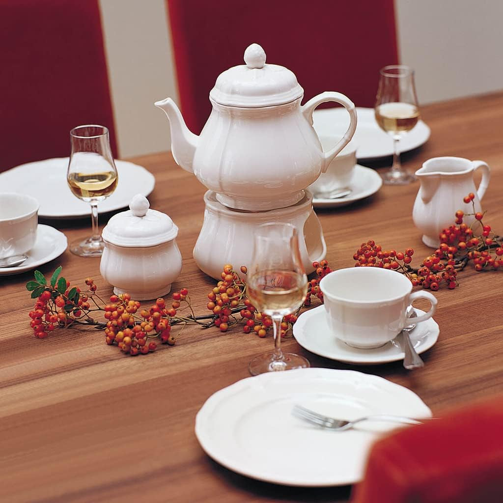 Villeroy & Boch Manoir mjölkmugg, 250 ml, höjd: 9,1 cm, premiumporslin, vit