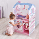 Olivia'S Little World Teamson Barn 18 tums babydockor Trädockor Dubbelsidigt barnkammare TD-11460W Dockhus Naty Shop