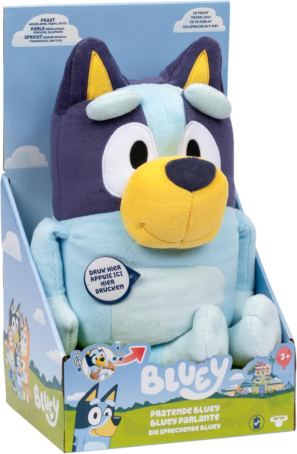BLUEY pratar plysch