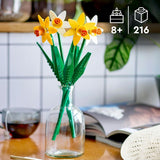 Påskliljor LEGO Botanicals - Påskpresenter för flickor och pojkar - Konstgjorda blommor för barn - Blombukett som dekoration i rummet eller på kontoret - Present för kvinnor - 40747 Byggset Besuche den LEGO-Store