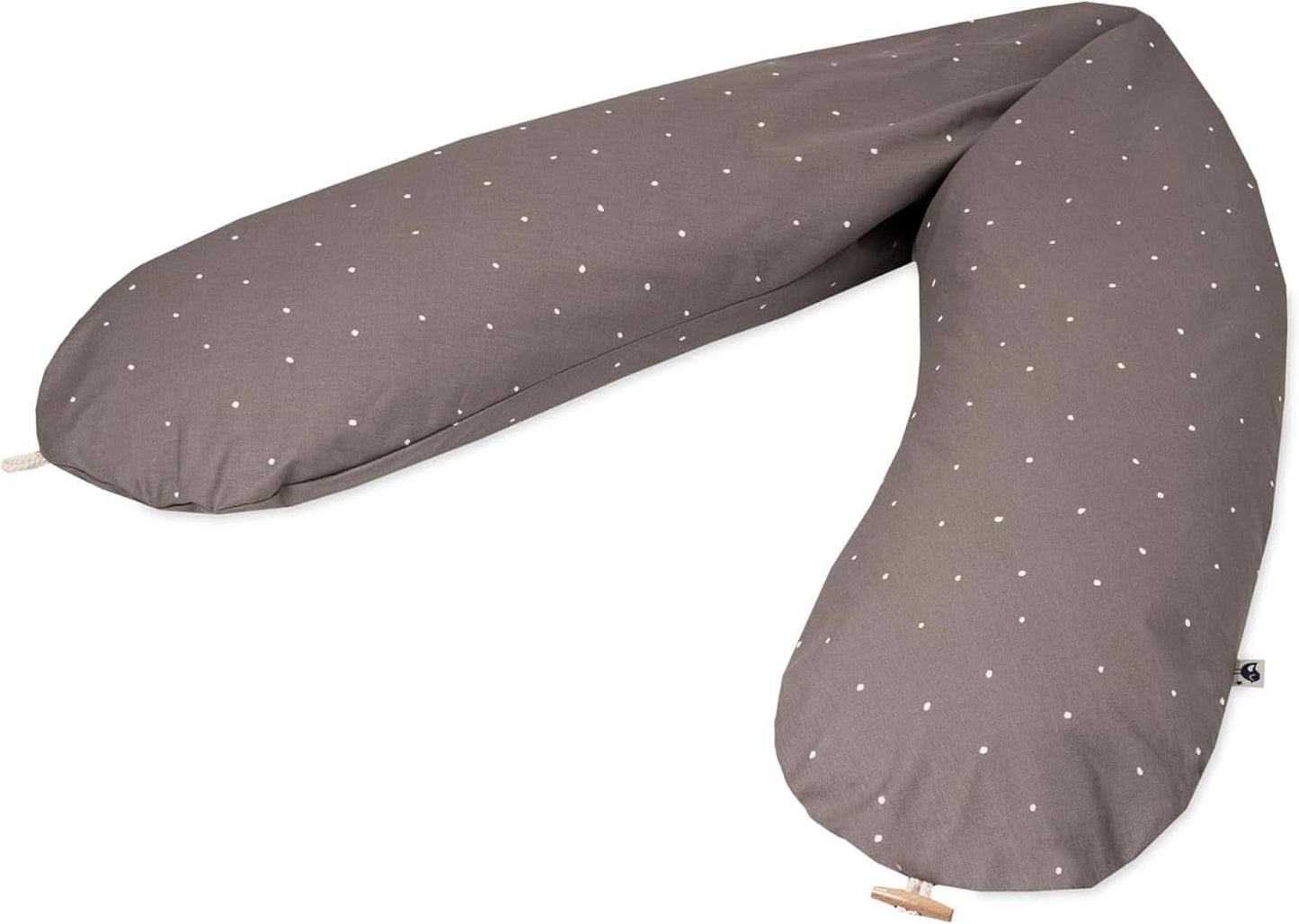 Julius Zöllner Ekologisk amningskudde 190 cm, fyllning 42 liter Eps mikropärlor, tillverkad i Tyskland Tillbehör Mat och Amning Baby Naty Shop Wild Dots