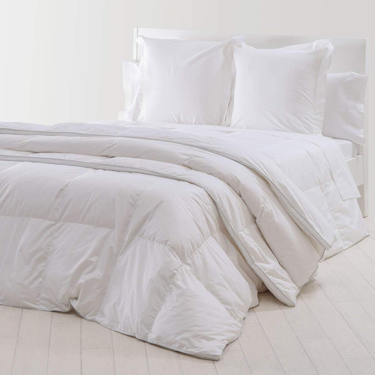 Platina, gåsdun, 300 G/M², 240 X 220 Cm, vita (vita) Täcken och täcken Naty Shop