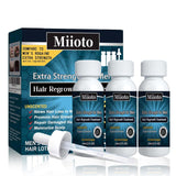 Miioto hårväxtserum, hårtillväxtprodukt för män, hårtillväxtserum, hårbottenvård Främja tjockare hår ger näring till hårbotten och förhindrar håravfall, 3*60 ml hårvård Naty Shop Standardtitel