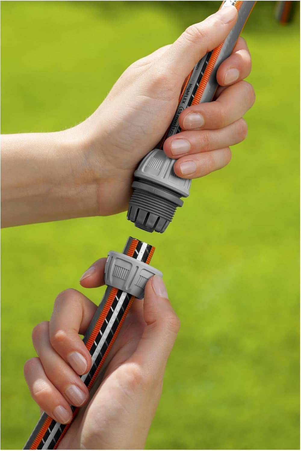 Gardena 13 mm (1/2 tum) och 15 mm (5/8 tum) reparatör: Snabb och enkel verktygsfri slangreparation, Power Grip, hög klämkraft, förpackad (18232-20)