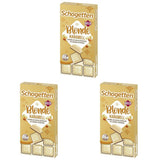 Schogetten Blond Caramel | Karamell med vit choklad och kola bitar | Chokladkaka 100g | Bekvämt portionerad
