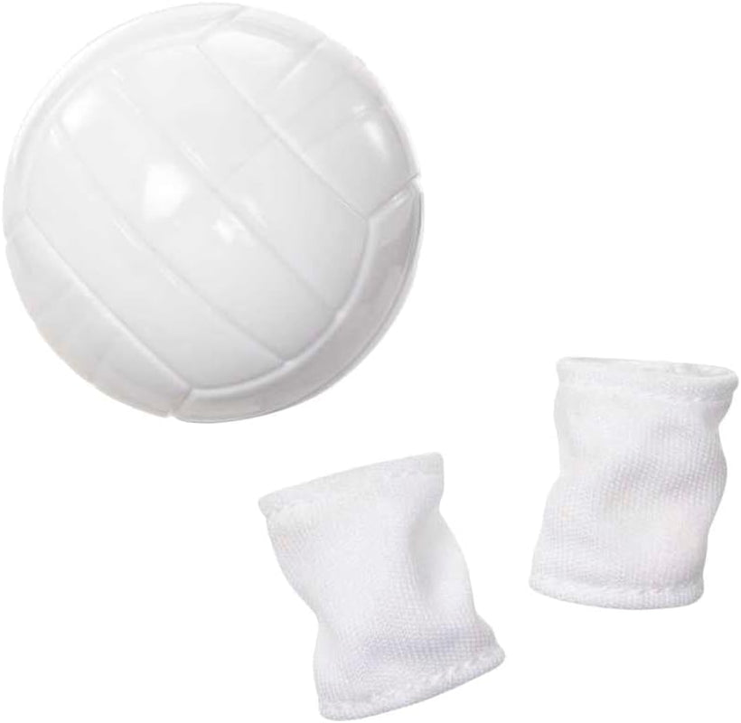 Barbie Made to Move - Volleybollspelare docka med t-shirt och boll - 22 leder för realistiskt spel, inkluderar volleyboll och sportutrustning, HKT72
