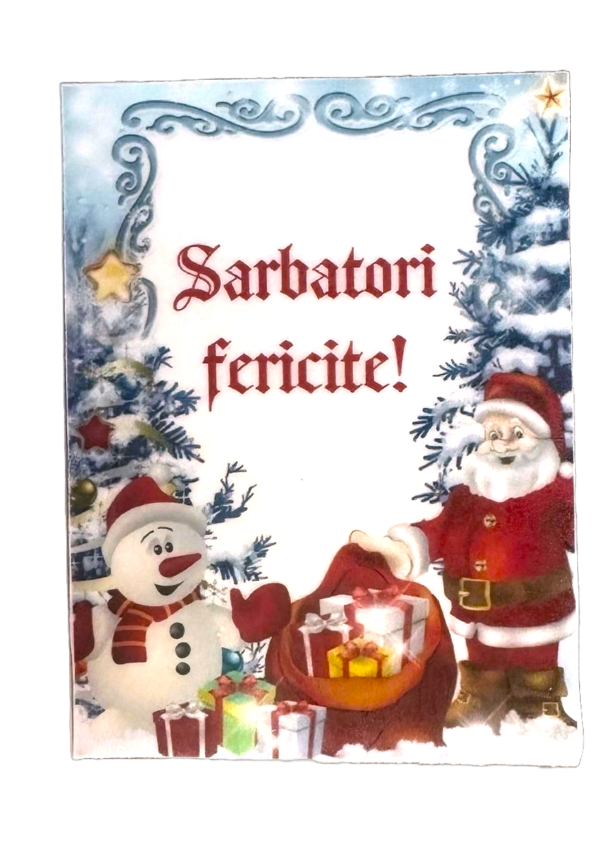 Ätsockerdekoration - "Happy Holidays!" Dekorationer från Nati Shop Sugar Paste