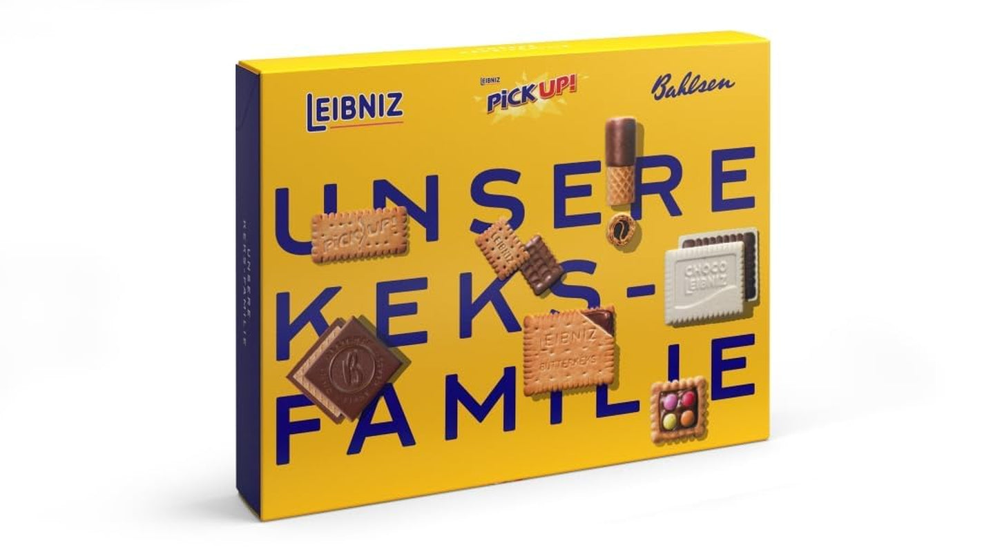 Bahlsen Vår kexfamilj, 9-pack, kexblandning med 7 knapriga varianter av chokladbiskvier (9 x 280 g)