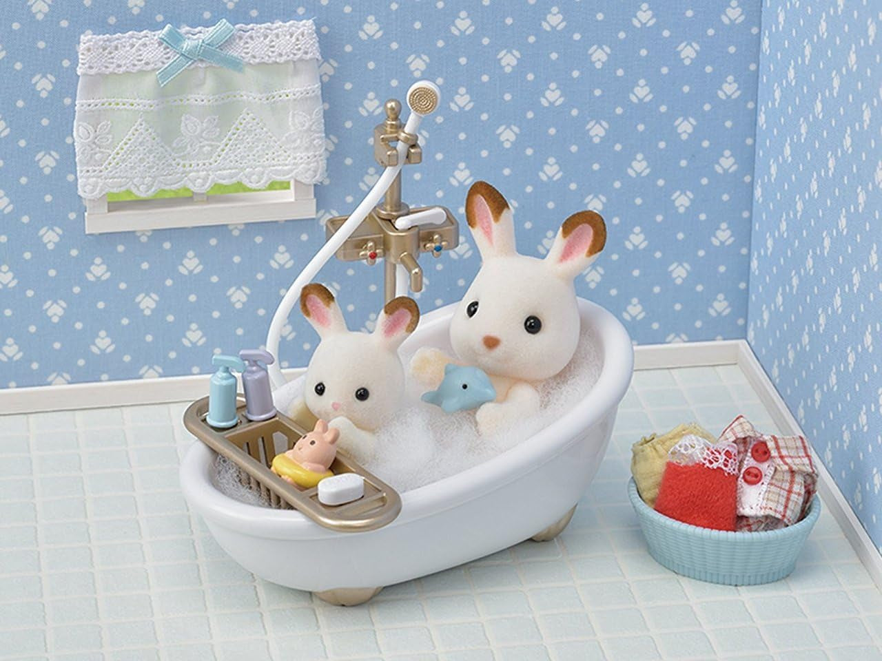 Sylvanian Families 5286 Rustikt badrum - Dockhusmöbler
