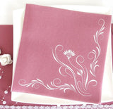 Appartina Elegantia 40X40 Cm Tygliknande luftlagda servetter, högkvalitativ bröllopsservett, tygliknande bröllopsservetter Engångsservetter för olika tillfällen (Dusky Pink)