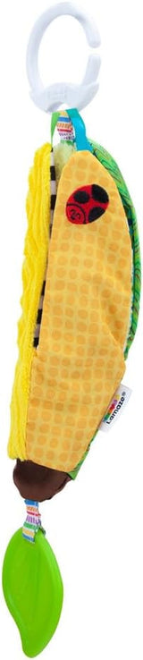 LAMAZE Bea the Banana, Clip on barnvagn och barnvagn Newborn Toy, Baby Sensory Toy med färger och ljud, utvecklingsleksak för pojkar och flickor 0-24 månader, Yellow Baby Toys Naty Shop