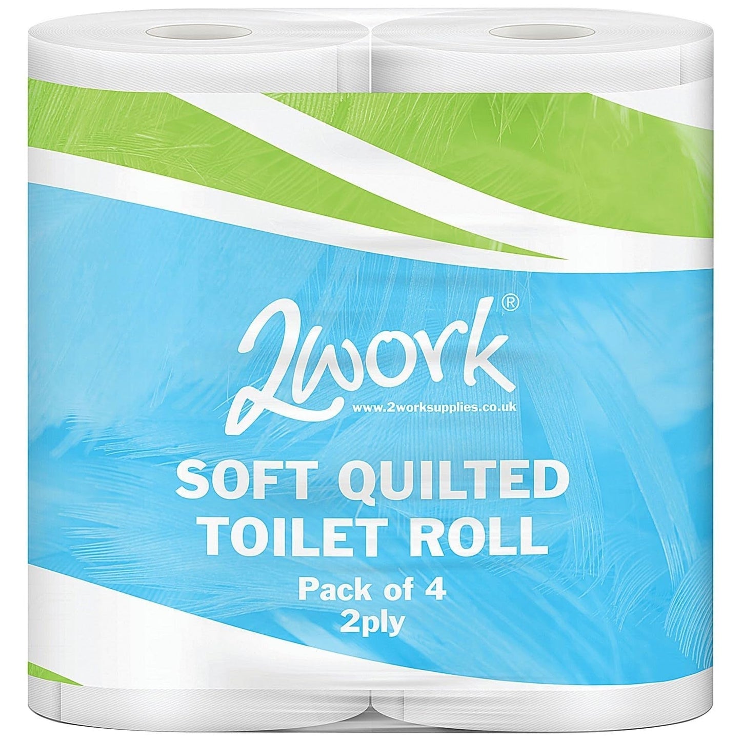 Star Dq4Pk Luxury Toalettrulle Quiltad 2 Ply White (40 stycken)