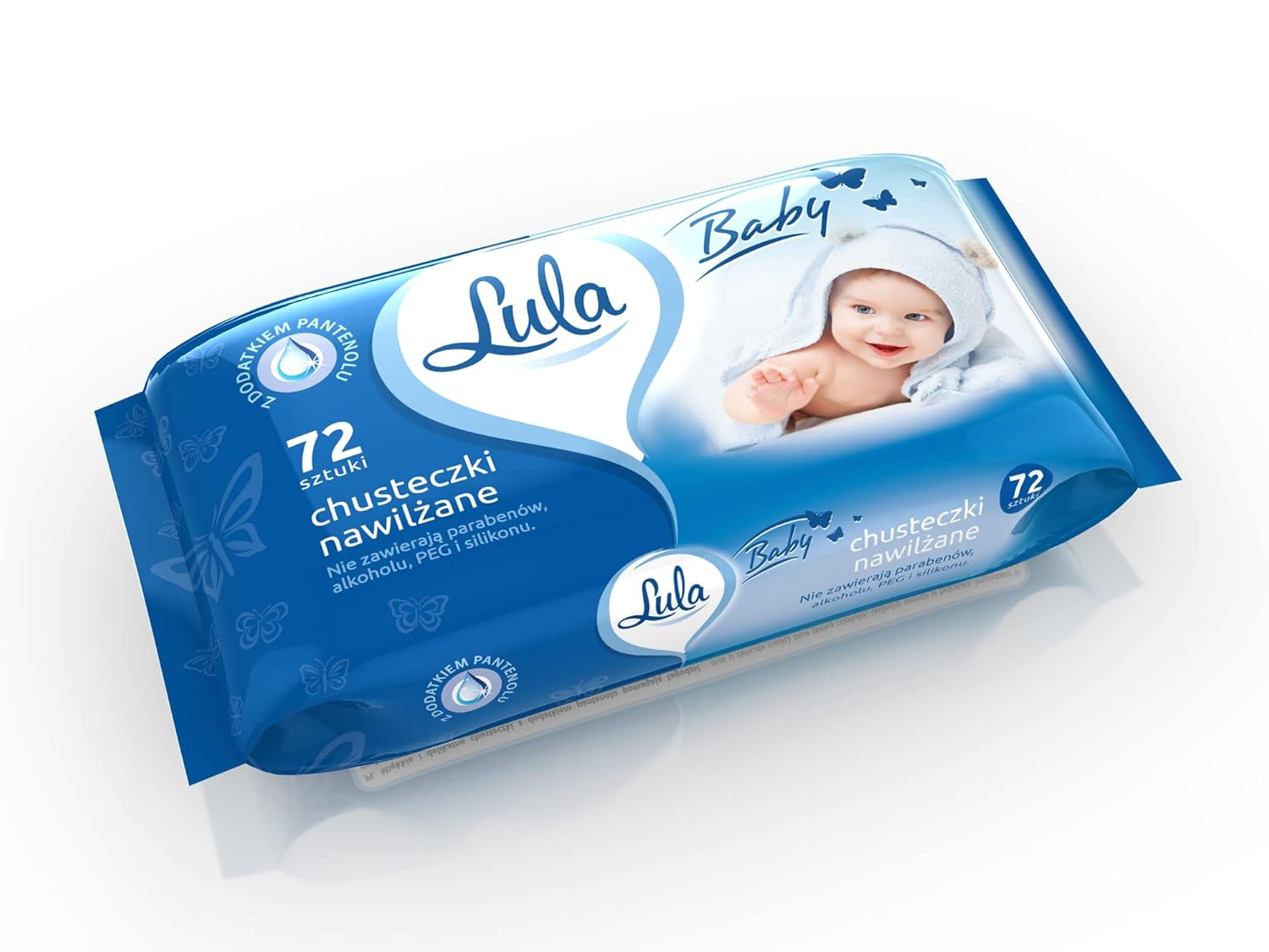 Våtservetter med Panthenol, 72 st.