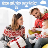 Baby Teether [Original] - Silikonbitringleksak, Cool bitring, Brickhjälp, BPA-fri | Leksaker, tillbehör och presenter för småbarn 3+ månader | Paket om 4