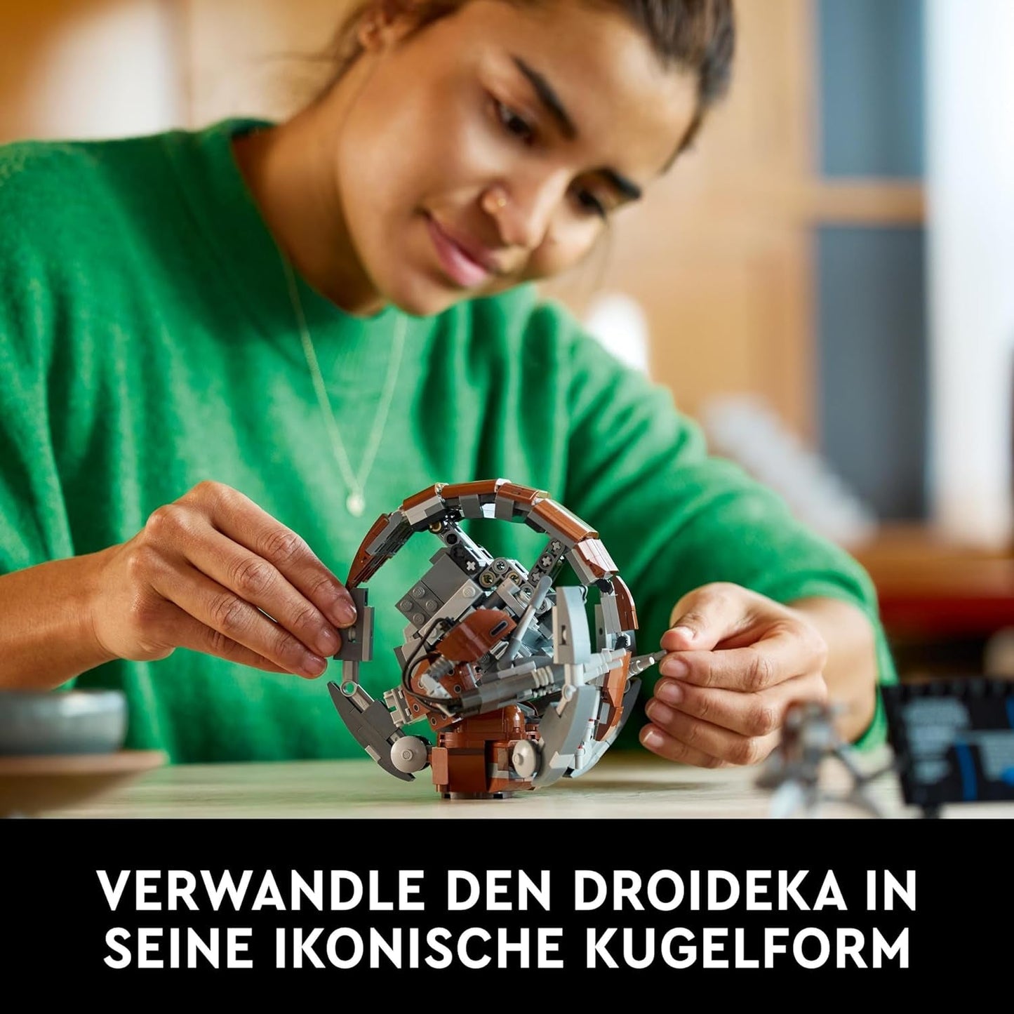 LEGO Star Wars Droideka-set, Droidmodellsats för vuxna, skrivbordsdekor, samlarobjekt, presentidé för män och kvinnor 75381 Byggset Besuche den LEGO-Store