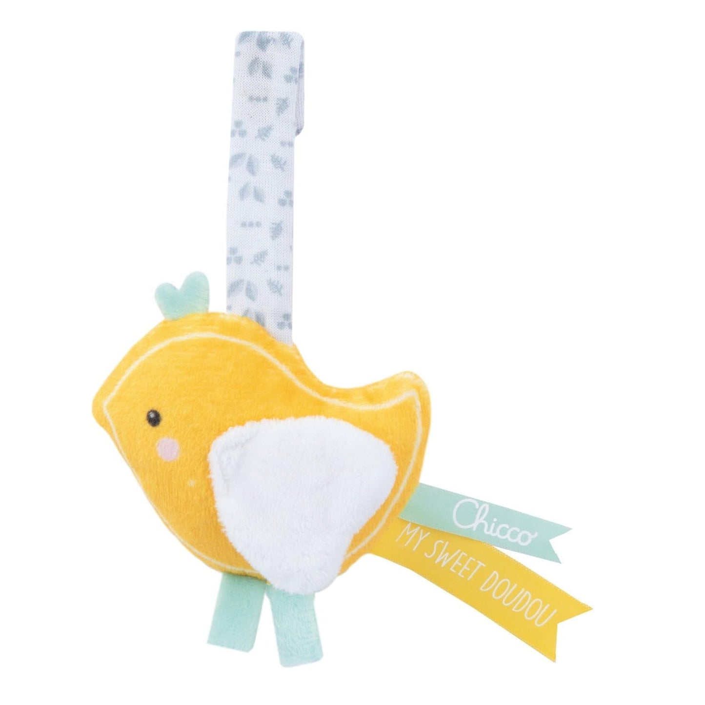 Chicco, My Sweet Doudou Baby presentset, mjukt DouDou filt, velournapp, präglad elefantbitring, presentidéer för nyfödda från 0 månader