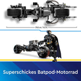 LEGO DC Batman: Batman byggklossar med batpod, superhjältefilmleksak, äventyrslekset för barn, present till pojkar och flickor 76273 Byggset Besuche den LEGO-Store