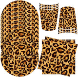 Leopardmönster Party Geschirr Kindergeburtstag Deko Geburtstag Party Geschirr Dschungel Pappteller Becher Servietten Babyparty Tischdeko Set