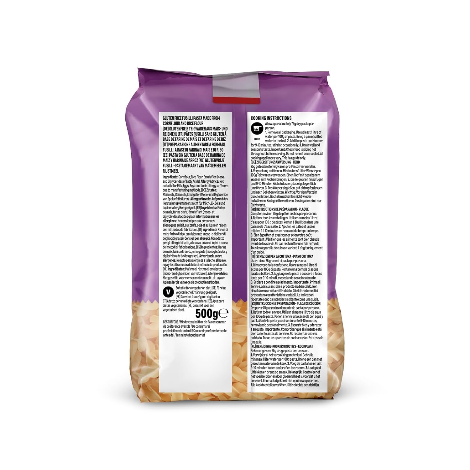 från Amazon glutenfri fusilli, 500g