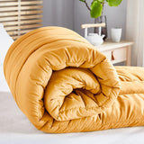 Pikolin Home - Vändbart täcke 300 G - Tvåfärgad nordisk fyllning - För säng 90 - bekväm, varm, andas, Mallow, 150 X 220 Cm Täcken och täcken Naty Shop