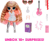 LOL Överraskning! Tweens Neon Pop Stars - Thea Stars - 1 modedocka med bakgrundsbelysta överraskningar och över 10 Pop Star-kläder och accessoarer, inklusive hennes rosa gitarr, present till barn från 4 år och uppåt