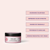 Maria Nila Colour Refresh 300 ml - En närande färgbomb som innehåller tillfälliga färgpigment som snabbt fräschar upp hårfärgen. 100% Vegan. Inga sulfater och inga parabener. Naty Shop hårfärgning