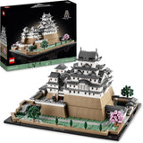 LEGO Architecture Himeji Castle Model Kit för vuxna Landmark Collection Kreativ trädgårdsskötsel och japansk kultur Fläktset med körsbärsblomningsträd present till honom och hennes 21060 byggset Besuche den LEGO-Store Singel