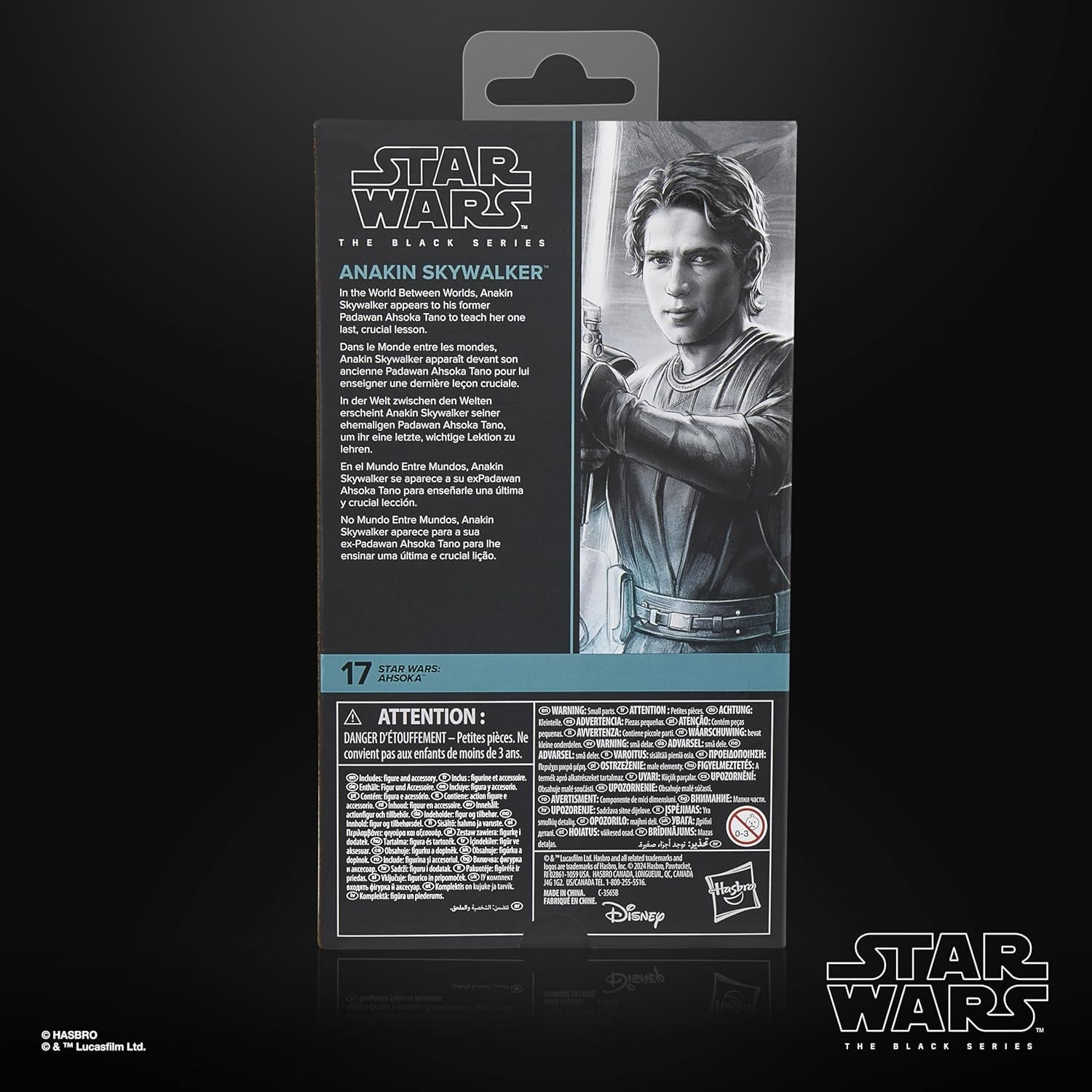 Star Wars The Black Series Anakin Skywalker, Star Wars: Ahsoka Premium Collectible Actionfigur (15cm) Actionfigurer Naty Shop