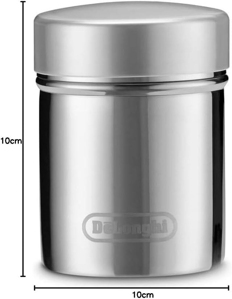 De'Longhi DLSC061 kakaoshaker i rostfritt stål, 175 ml, silver