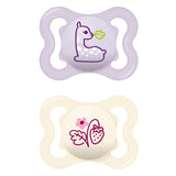 MAM Air Silikonnappar 2-pack Extra lätt och luftig design Tandvänlig bebisnapp Tillverkad av MAM SkinSoft Special Silikon med Napplåda 6-16 Månader Bear/Rhino