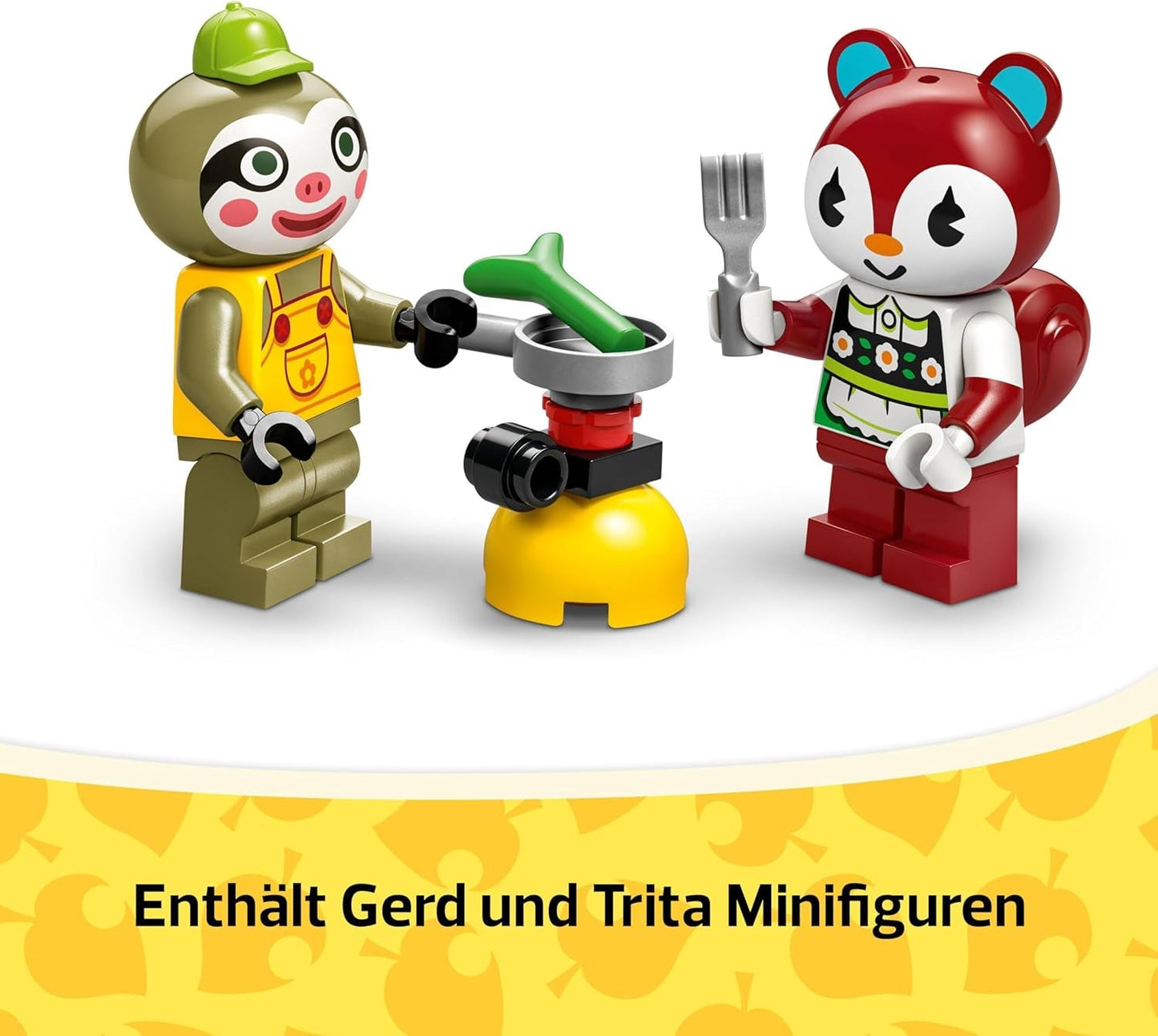 LEGO Animal Crossing Gerds husvagn och trädgård Rollspelsset Billeksak för barn 7 år gamla flickor och pojkar Presentvideospelleksak med djurfigurer 77054 Byggset Besuche den LEGO-Store