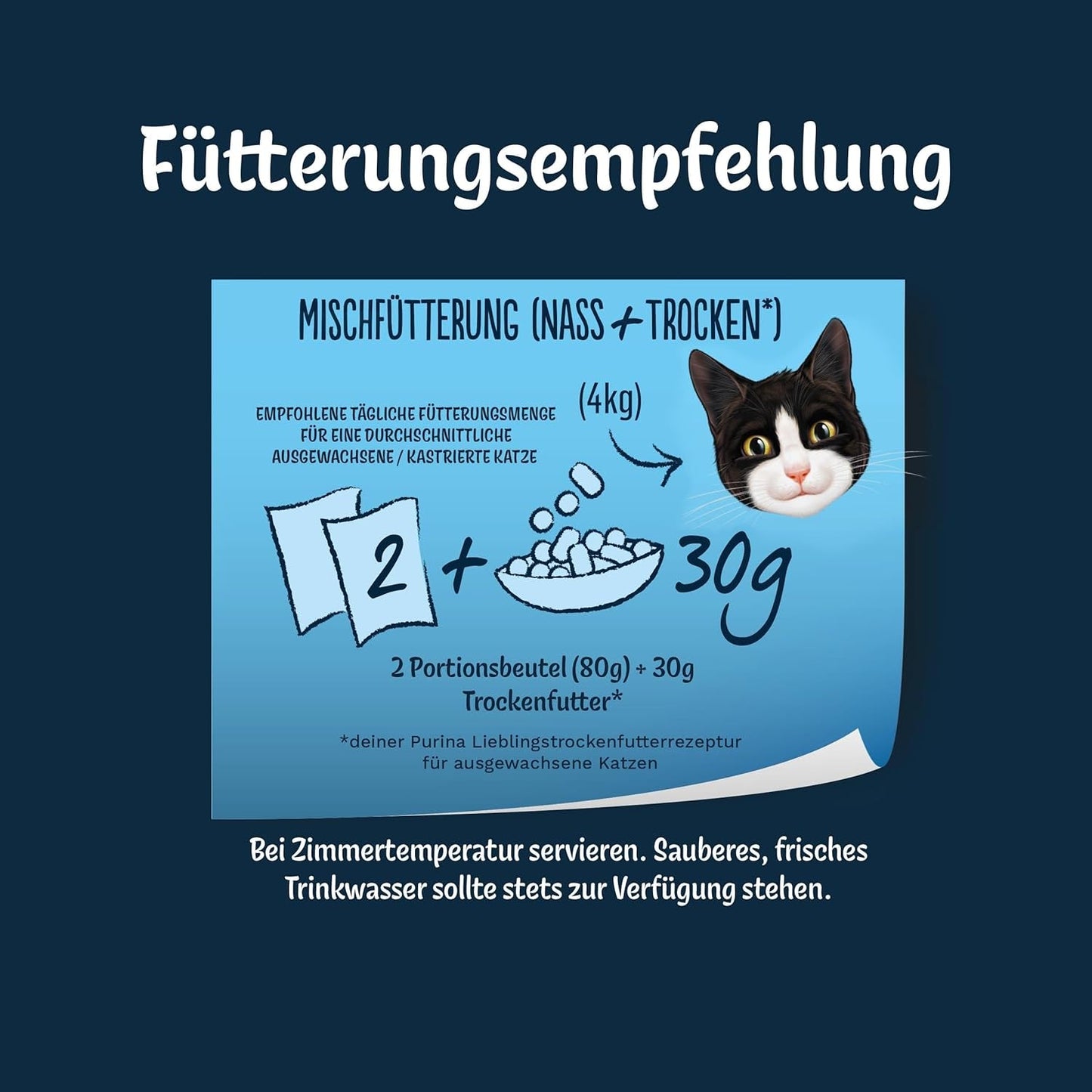 Felix Delicious våtskivad kattmat i gelé, olika smaker från vatten, förpackning om 6 (6 x 10 påsar à 80g vardera)