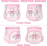 Vuxentryckta blöjor 5500-5800 ml, 10 st - Baby Usagi (XL)