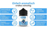 Twizzy Cranberry, matsmak -60 ml - Intensiv arom - Idealisk för bakning Aromer Naty Shop