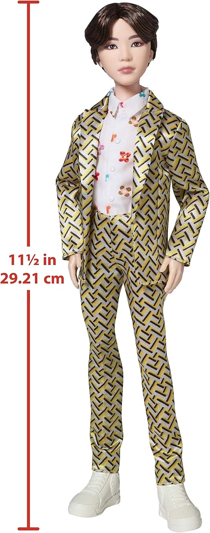 Mattel GKC92 - BTS Idol Suga Actionfigur, K-Pop Merch Samlarleksak, Flerfärgad
