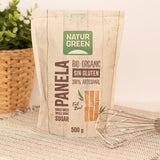 - Organisk kristalliserad panel, rent socker, ekologiskt sötningsmedel, naturlig sockerrörsjuice - 500 g, paket med 12 sötningsmedel Naty Shop