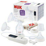 NUK manuell bröstpumpset, mjuk silikonkudde, 2 perfekt matchade flaskor, 150 ml Mat och amningstillbehör Bebe Naty Shop Milchpumpe