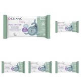 Cleanic Baby Eco Pure Water Wet Wipes – (1 x 50 st.) Våtservetter för barn och spädbarn – parfymfri, sköljbar, känslig hud – 50 st.