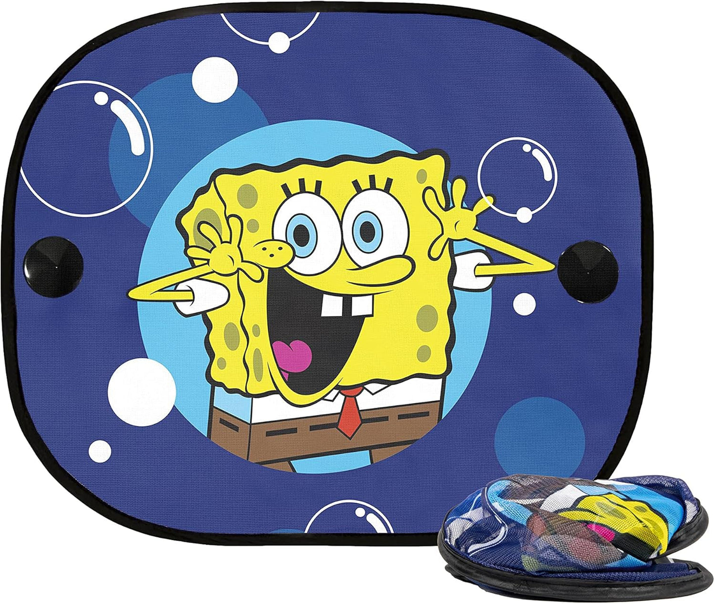 Bob Esponja Svampbob nackkudde för barn. Superbekväm resa, blå resekuddar Naty Shop Side solskydd