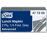 Tork 477840 Lime Lunchservetter / 2-lagers servetter för små måltider eller mellanmål / Avancerad kvalitet / 10 X 200 (2000) pappersservetter / 32,6 X 33 Cm (L X B) / 1/4 vikning