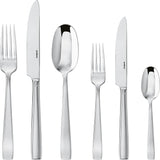 Sambonet 62512-83 platt monoblock bestickset, 36 delar, 18/10 rostfritt stål, diskmaskinssäker kök Naty Shop