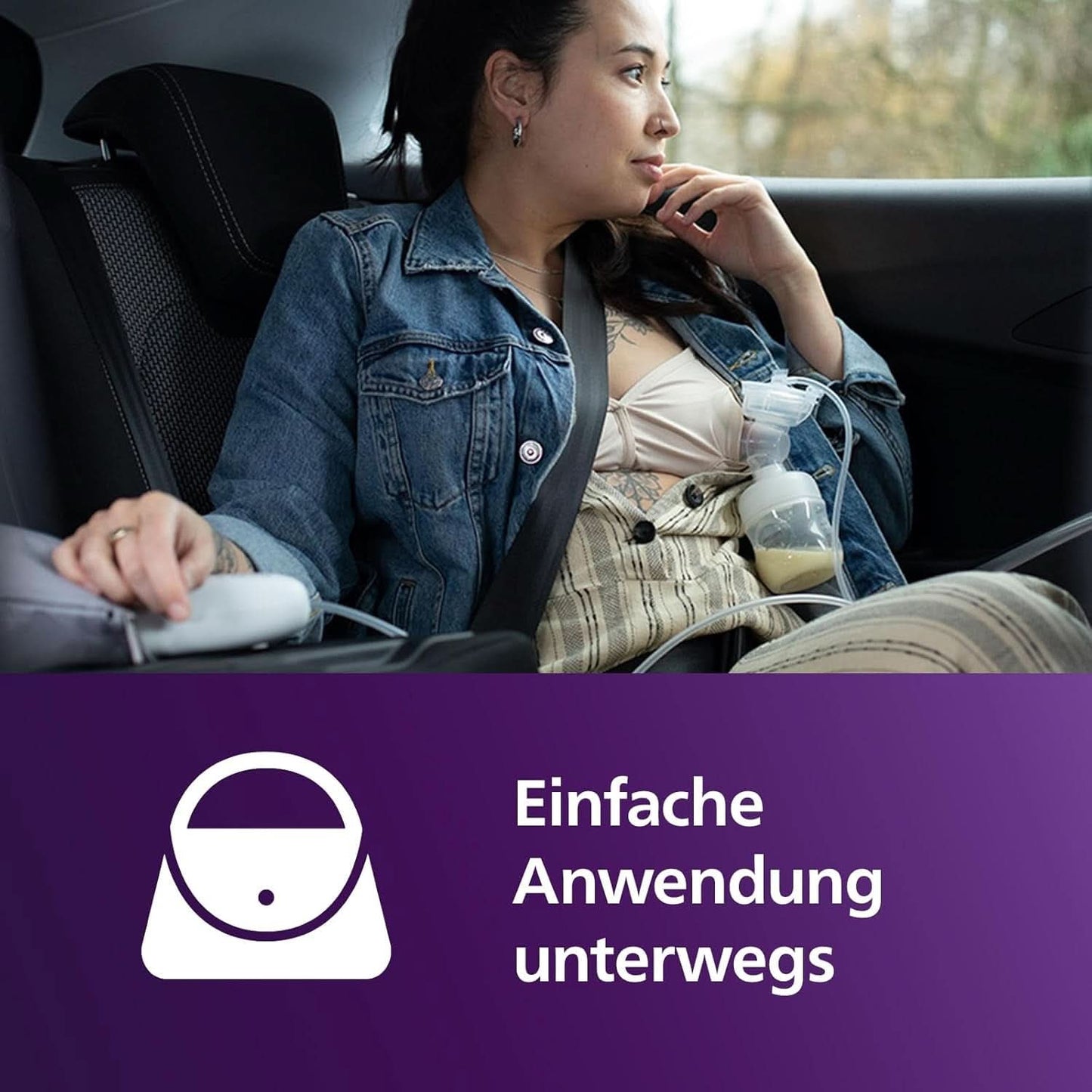 Elektroniska Philips Avent Einzelmilchpumpe Premium - Mit Natural Motion Technologie, Wiederaufladbarem Akku, Timer-Anzeige (Modell SCF396/31) Tillbehör Mat och amning Bebe Naty Shop