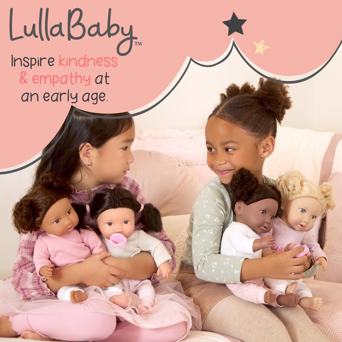 LullaBy – Dockbadkar – Badkarset – Badleksak – Docktillbehör – Realistisk vattenlek – Barn 2+