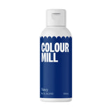 Colour Mill Blend oljebaserad matfärg, marinblå färg - Livsmedelsfärg för choklad, fondant, muffins, kakor, bakning, macaroons - Matfärg för dekoration av tårtor - 100 ml