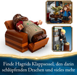 LEGO Harry Potter Hagrid's Hut: Ett oväntat besökset med 5 minifigurer och 2 djurfigurer, present för kvinnor och män, magisk äventyrsleksak, fantasiset 76428 Byggset Beuche den LEGO-Store