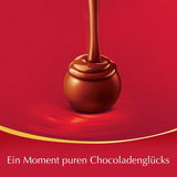 Lindor Choklad Topppresentation | 1718 g och chokladkakor med marsipan | 25 barer x 50g i en diskdisplay | 1250 g | Ren marsipan täckt med mörk choklad | Chokladkakor