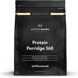 Protein Works - Protein Porridge 360​| Myt Ytterligare vitaminer och mineraler | Proteinreiches Frühstück | Kalorienarme Haferflocken | 13 portioner | Natürlich | 1 kg spannmål Naty Shop Standardtitel
