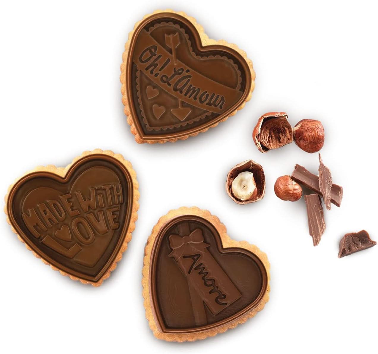 Silikomart 22.166.77.0165 CKC06, Chokladformset och köksskärare Naty Shop